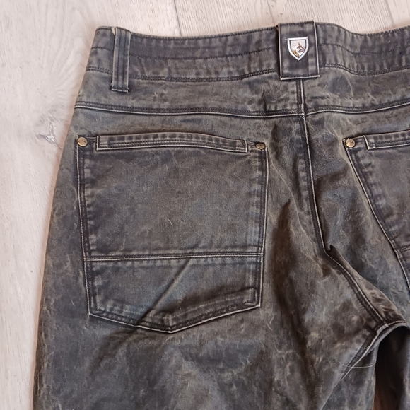 Kuhl Vintage Patina Dye Pants Men’s 34x30 Brown Hiking Outdoor - Picture 8 of 13